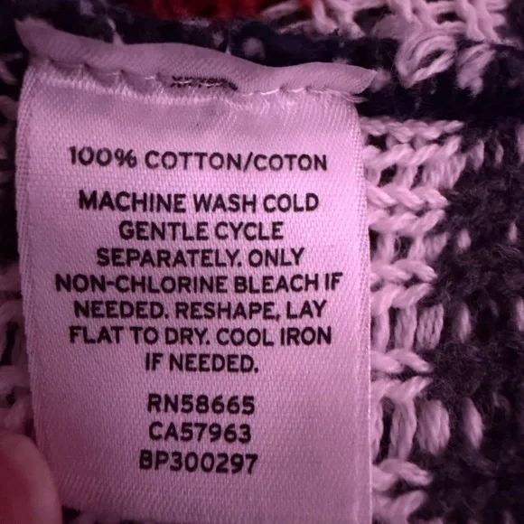 Sun & Shadow Navy and White Cardigan - Picture 6 of 6